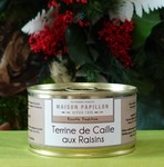 Terrine porc caille aux raisins 130 gr