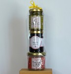 Tartinable reblochon lardons - confiture myrtilles - pesto ail de ours 74