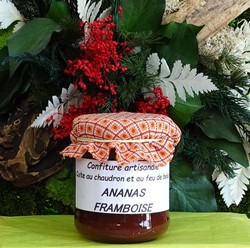 Confiture framboise ananas 220 gr Belley