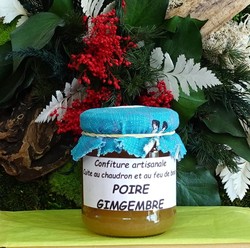 Confiture poire gingembre 220 gr Belley