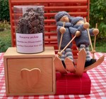 Chocolat raisins schs flambs au rhum ambr enrob de chocolat noir 69%