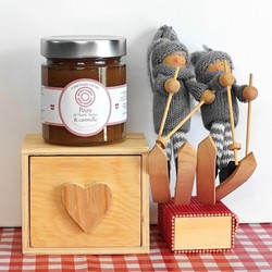 Confiture poire cannelle 250 gr Haute Savoie prom'nades gourmandes