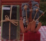 Coffret de chocolat noir chatagne