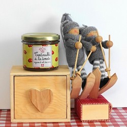 Tartinable tomate, oignons, ails des ours 90 gr Haute Savoie les cols rouges