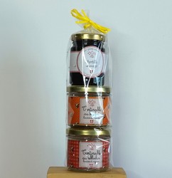 Tartinables beaufort reblochon et confiture myrtille Savoie