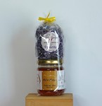 Papillote miel de montagne et bonbons violette Savoie