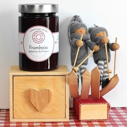 Confiture Framboise ppine Haute Savoie 370 gr prom'nades gourmandes