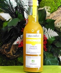 Citronnade bio : citron-passion 25 cl Alain Milliat Drme