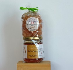 Papillote miel de montagne et bonbons miel de montagne Savoie