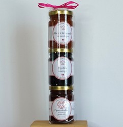 Papillote confiture abricot lavande - myrtille - cynorhodon Haute Savoie