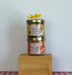 Tartinables beaufort lardons - tomate ail de ours 74