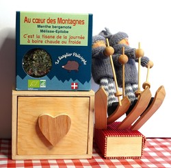 Tisane bio de Savoie Coeur des montagnes des Bauges 20 gr sanglier philosophe