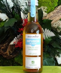 Infusion bio citron vert - gingembre 25 cl Alain Mililat Drme